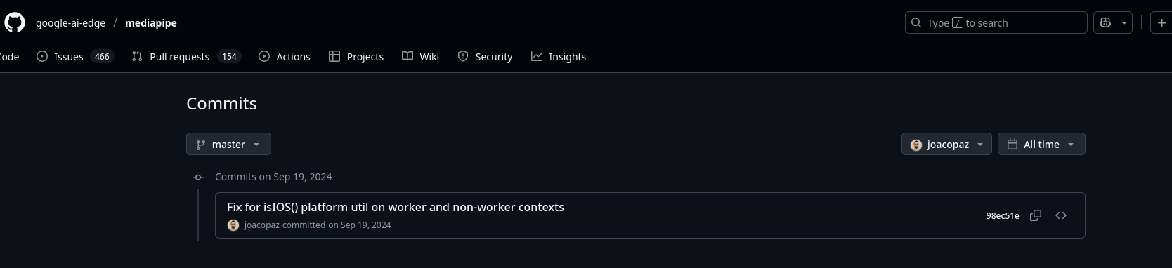 Goggle AI-Edge mediapipe open source contribution image